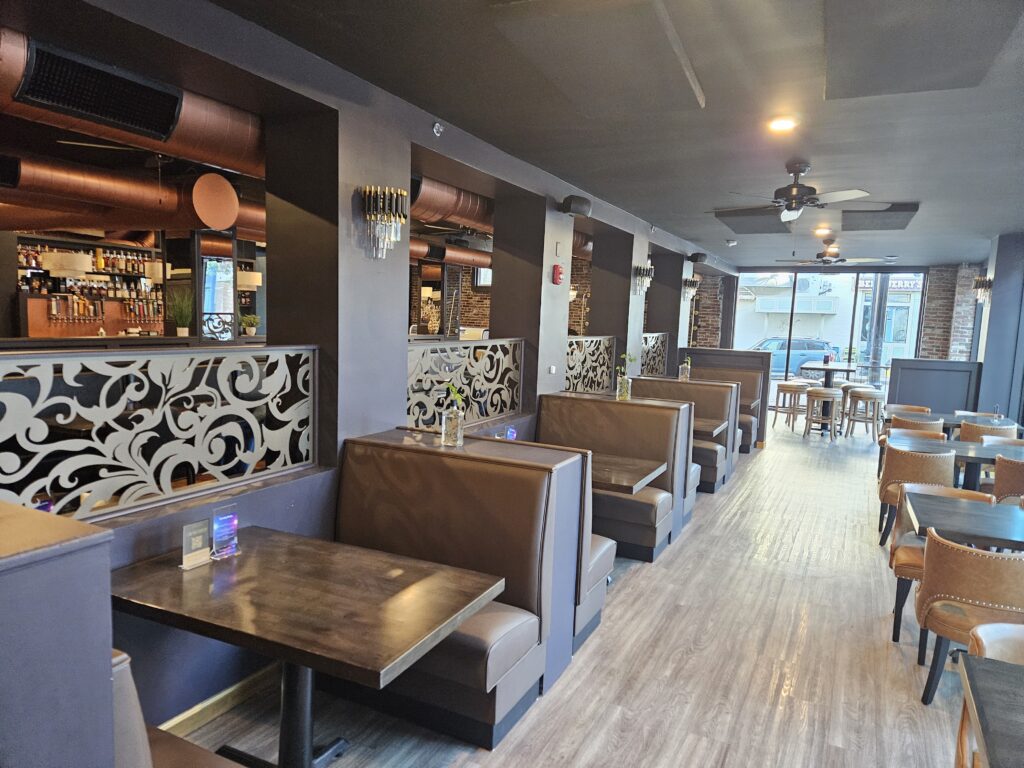 Restaurant interior painting project